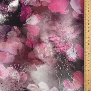 Viskosestoff Lilly design F digital print