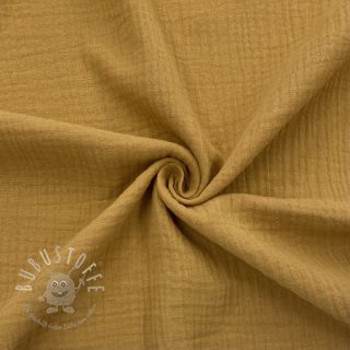 Double gauze/musselin UNI 150 old yellow