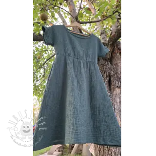 Double gauze/musselin old green