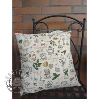 Dekostoff Linenlook Herbal tea party