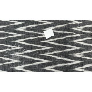 Baumwollstoff IKAT grey design A 2.Klasse