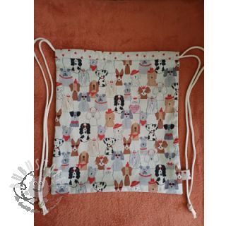 Dekostoff Linenlook Dog Dress Up