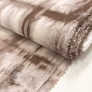 Baumwollstoff HAND TIE DYE mauve