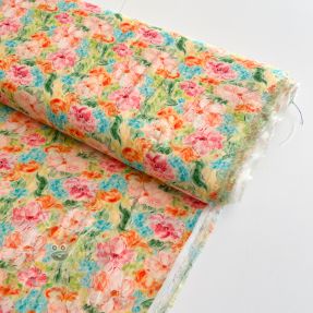 Viskosestoff RAYON POPLIN Dreamy flowers design E digital print