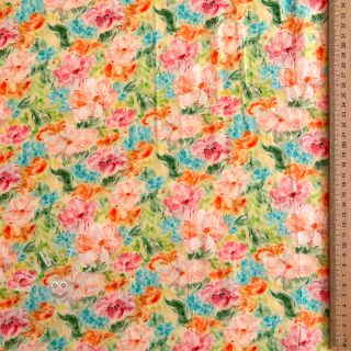 Viskosestoff RAYON POPLIN Dreamy flowers design E digital print