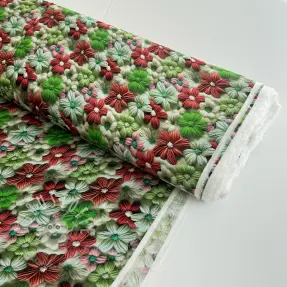 Viskosestoff RAYON POPLIN Knitted design E digital print