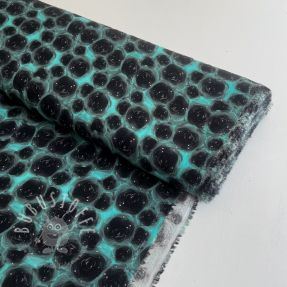 Viskosestoff RAYON POPLIN Black holes design C digital print