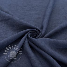 Viskosestoff DELUXE soft touch Cynthia navy blue