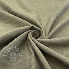 Viskosestoff DELUXE soft touch Cynthia olive green