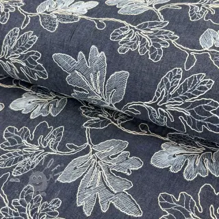 Baumwollstoff JEANS EMBROIDERY Lisa design B