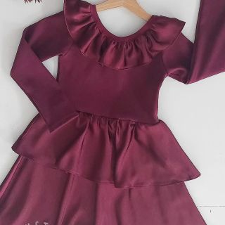 Satin SOIVÉ bordeaux