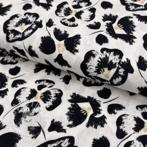 Viskosestoff leinen Cayena design A digital print