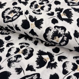 Viskosestoff leinen Cayena design A digital print