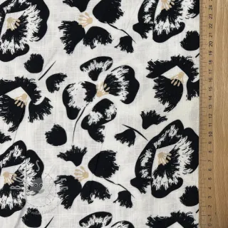 Viskosestoff leinen Cayena design A digital print
