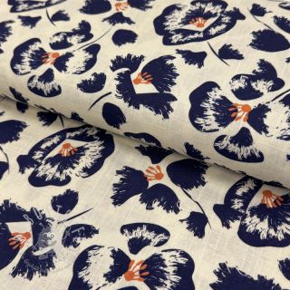 Viskosestoff leinen Cayena design B digital print