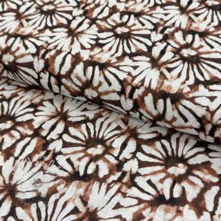 Viskosestoff leinen Dandelions digital print