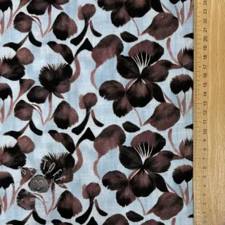 Viskosestoff leinen Lotus design A digital print