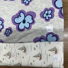 Stoffreste digi print jersey 2093