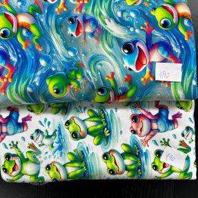 Stoffreste digi print jersey 2087