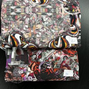 Stoffreste digi print jersey 2084