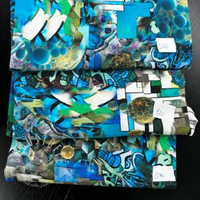 Stoffreste digi print jersey 2083