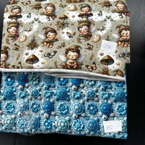 Stoffreste digi print jersey 2079