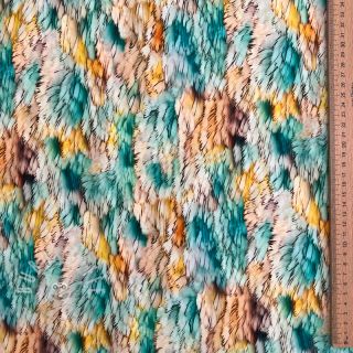 Viskosestoff RAYON POPLIN Stripes design F digital print
