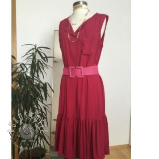 Baumwollstoff popeline cerise