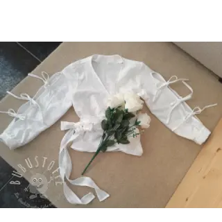 Leinenstoff gewaschen white