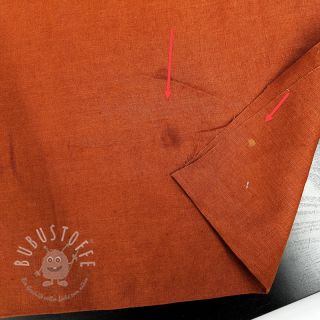 Leinenstoff SUPERLINO sienne 2.Klasse