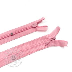 Reißverschluss Nahtverdeckt nicht teilbar (25 cm) Rosa