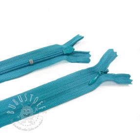 Reißverschluss Nahtverdeckt nicht teilbar (25 cm) Aqua
