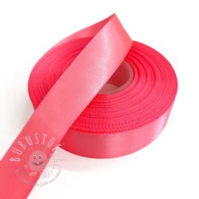 Satinband beidseitig 25 mm neon pink