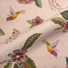 Dekostoff Floral Kolibri Art digital print
