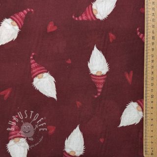 Baumwollstoff Tomte Warm Heart