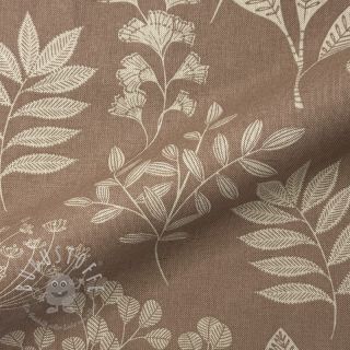 Dekostoff Linenlook premium Delicate Flora Branch