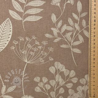 Dekostoff Linenlook premium Delicate Flora Branch