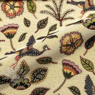 Dekostoff GOBELIN PREMIUM Primal Birdscape Art design B