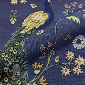 Dekostoff GOBELIN PREMIUM Peacock Garden Dream