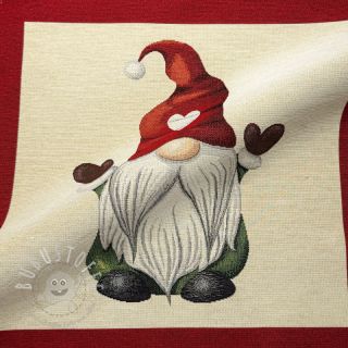 Dekostoff GOBELIN PREMIUM Tomte joyful Wishes PANEL