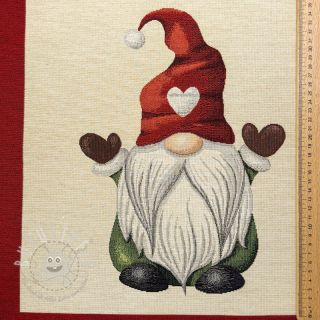 Dekostoff GOBELIN PREMIUM Tomte joyful Wishes PANEL