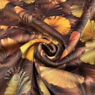 Dekostoff VELVET Ginko Biloba Leaf