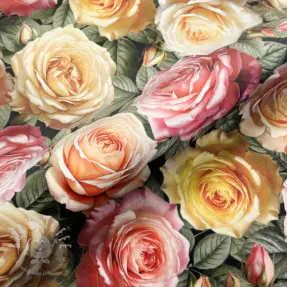 Dekostoff VELVET Romantic Rose Charm