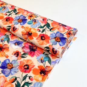 Viskosestoff RADIANCE Flower Nina digital print