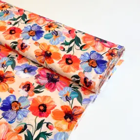 Viskosestoff RADIANCE Flower Nina digital print