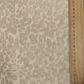 Kuschelfrottee Animal skin sand