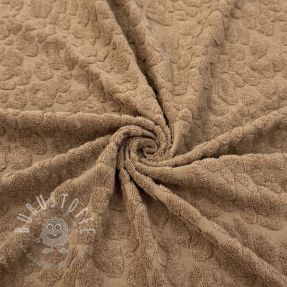 Kuschelfrottee Animal skin brown