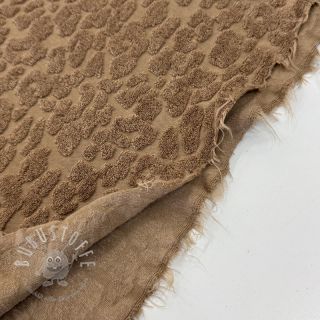 Kuschelfrottee Animal skin brown