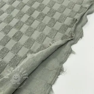 Kuschelfrottee Checks green