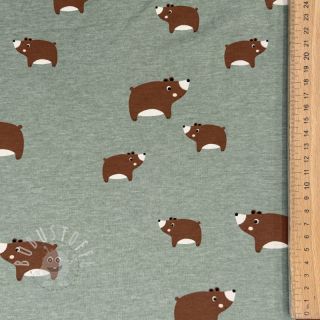 Jersey Bears dark mint melange
